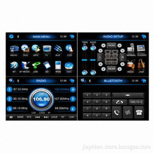 In-dash Car DVD Player, Suitable for JMC Yusheng, Supports Bluetooth, TV, GPS and iPod Functions
